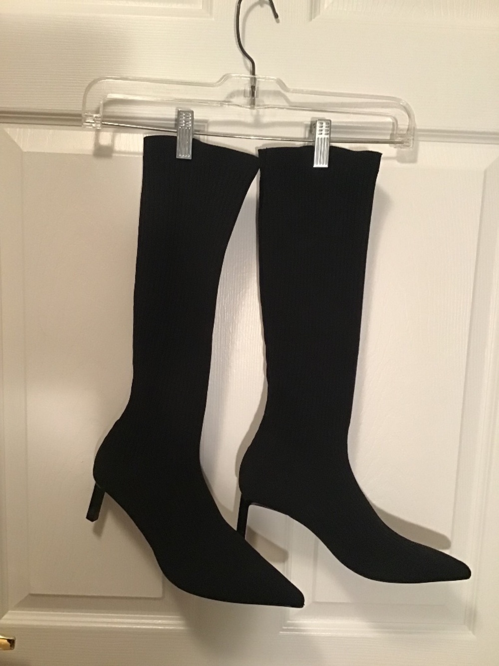 Zara knee high sock boots